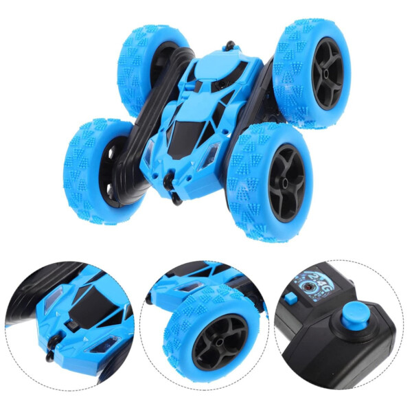 Auto A Control Remoto 360º Acrobático Stunt Juguete 4x4 Variante Color Azul