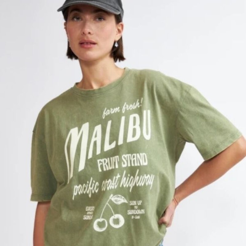 Remera North Sails Macis Oversize Verde