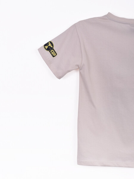 REMERA FASTEST CARS BEIGE