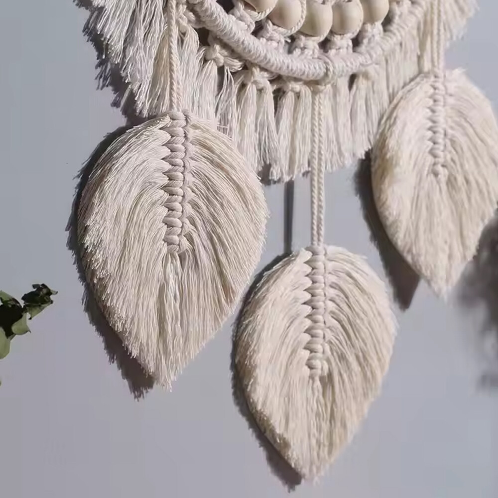 Espejo Redondo Tejido En Macrame 30CM Espejo Redondo Tejido En Macrame 30CM