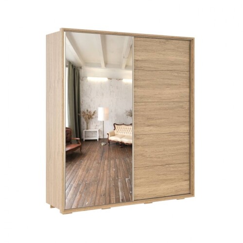 Ropero puertas corredizas con Espejo 2.1 Hanover
