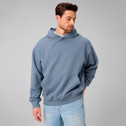 Polera The Go-To Oversized Hoodie Hombre Vintage Grey