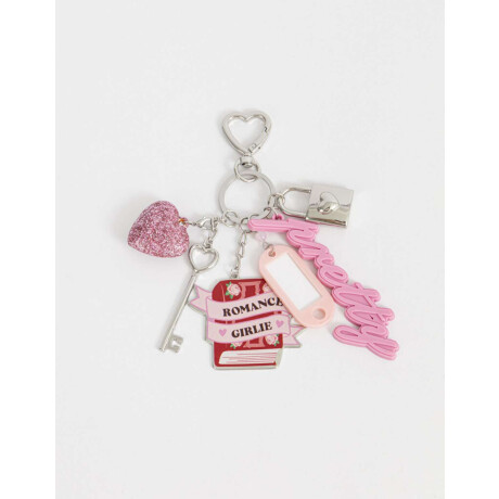 Llavero Y Charm ''in My Romance Era'' Combinacion Multicolor