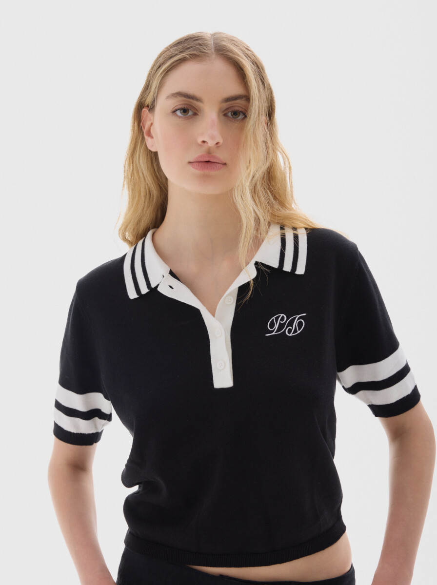 T-shirt Polo Ker - Black 