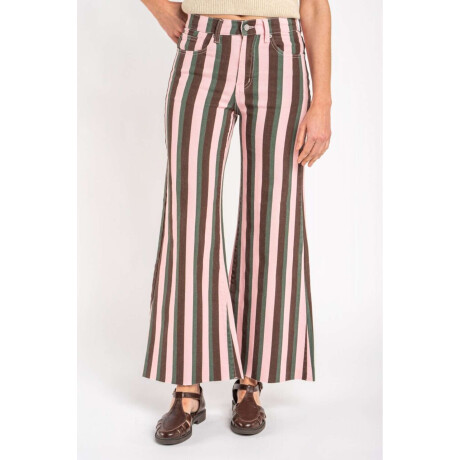 Jean Flared Rayado Multi