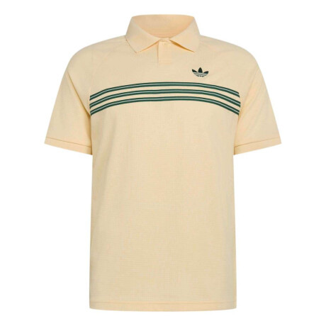 Remera Polo Chest Stripes de Hombre Amarillo