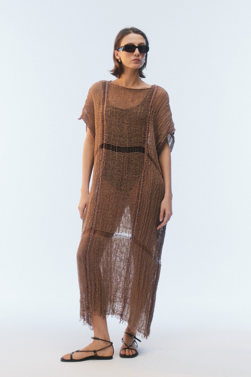 VESTIDO GALAPAGO Vison