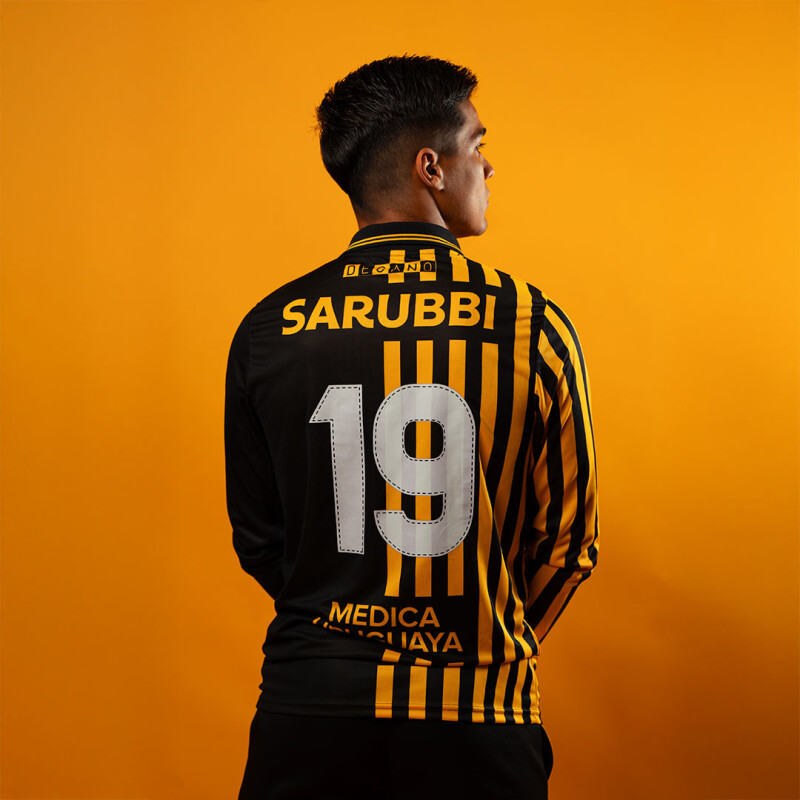 Camiseta de Hombre Puma Aniversario Peñarol 26 Negro - Amarillo