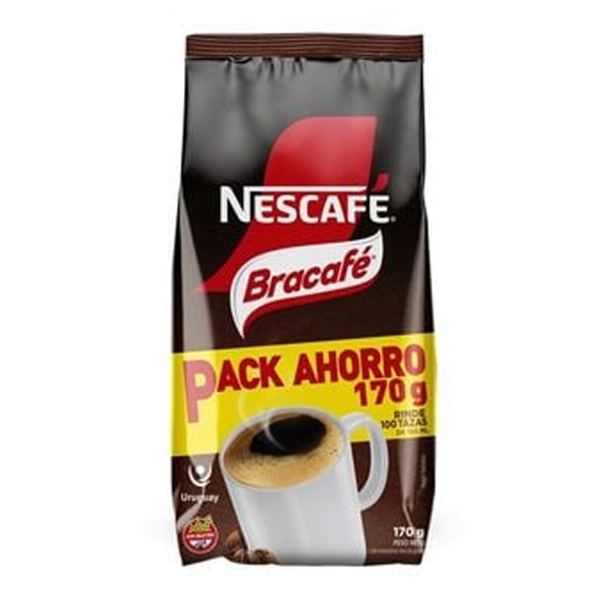 CAFE BRACAFE 170 GRS SACHET PACK AHORRO 