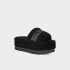 Calzado UGG Fluffita Clear Negro