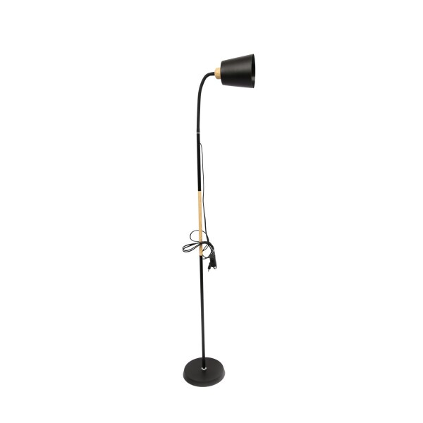 Lámpara De Pie Moderna Nórdica Para Living Con Brazo Flexible de 1.5 Metros Imback Color Negro Lámpara De Pie Moderna Nórdica Para Living Con Brazo Flexible de 1.5 Metros Imback Color Negro