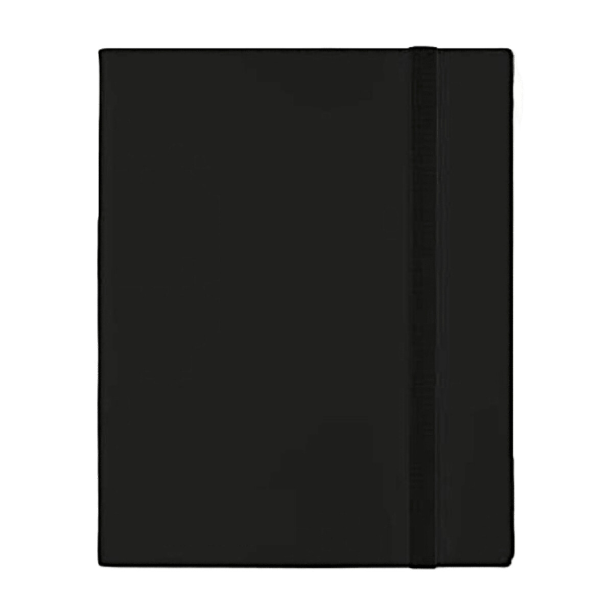 Carpeta con Elastico 9 Bolsillos - Negra 