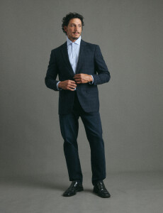 110631 SACO HARRINGTON LABEL Azul Oscuro