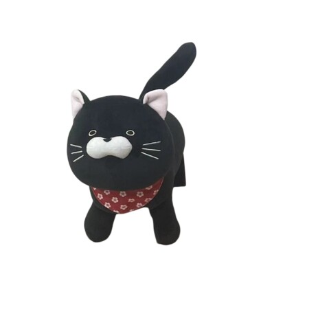 Peluche gatita con pañuelo negro