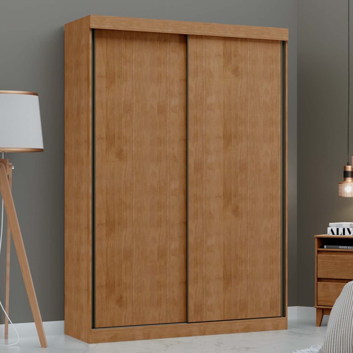 PLACARD - 2 PUERTAS PINO NATURAL-BEIGE FIRENZE 