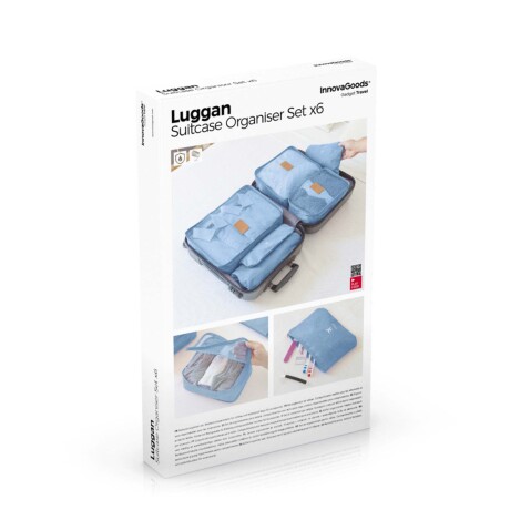 SET ORGANIZADOR 6PCS POLIESTER AZUL V0103062