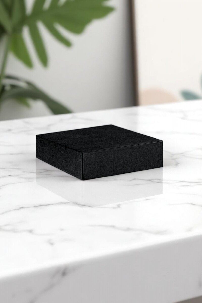 Caja rígida 4 botellas 34x37x9 - 13759 - SETA NERO 