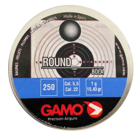 Balines ROUND Bola cal 5.5 250un - GAMO Balines ROUND Bola cal 5.5 250un - GAMO