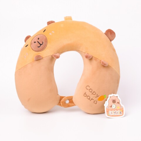 ALMOHADA CERVICAL DE ESPUMA VISCOELÁSTICA EN FORMA DE U (LINDO CAPIBARA/ZANAHORI ALMOHADA CERVICAL DE ESPUMA VISCOELÁSTICA EN FORMA DE U (LINDO CAPIBARA/ZANAHORI