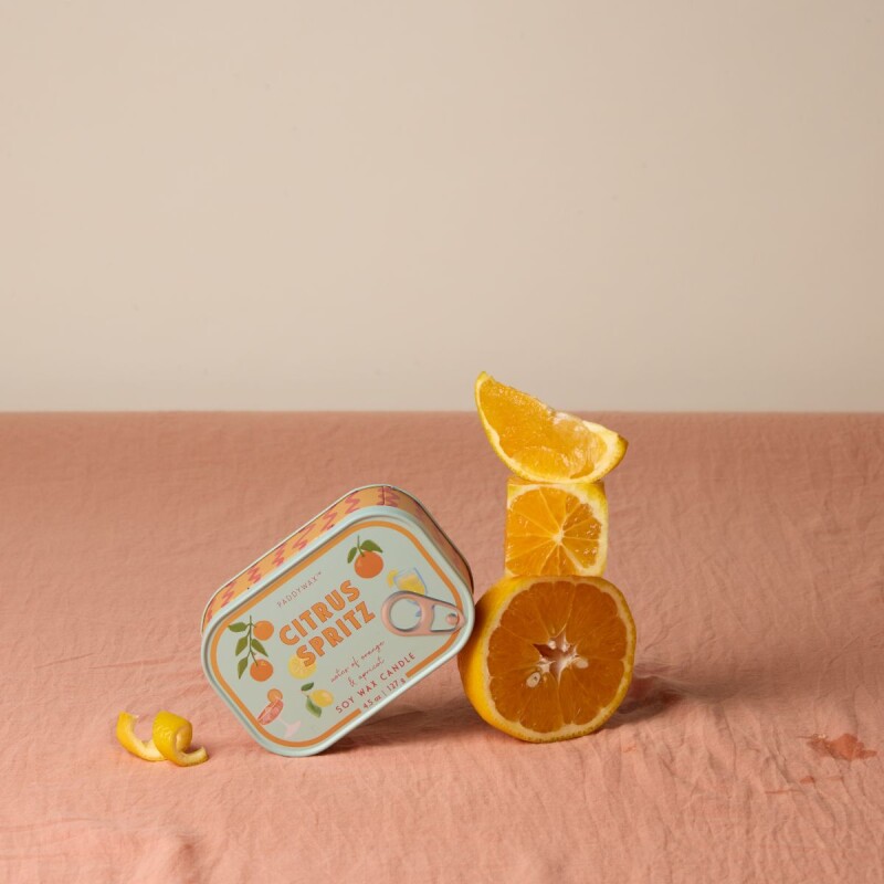 VELABIS Vela Aromática 4.5 Oz En Lata Paddywax - Orange Citrus Spritz