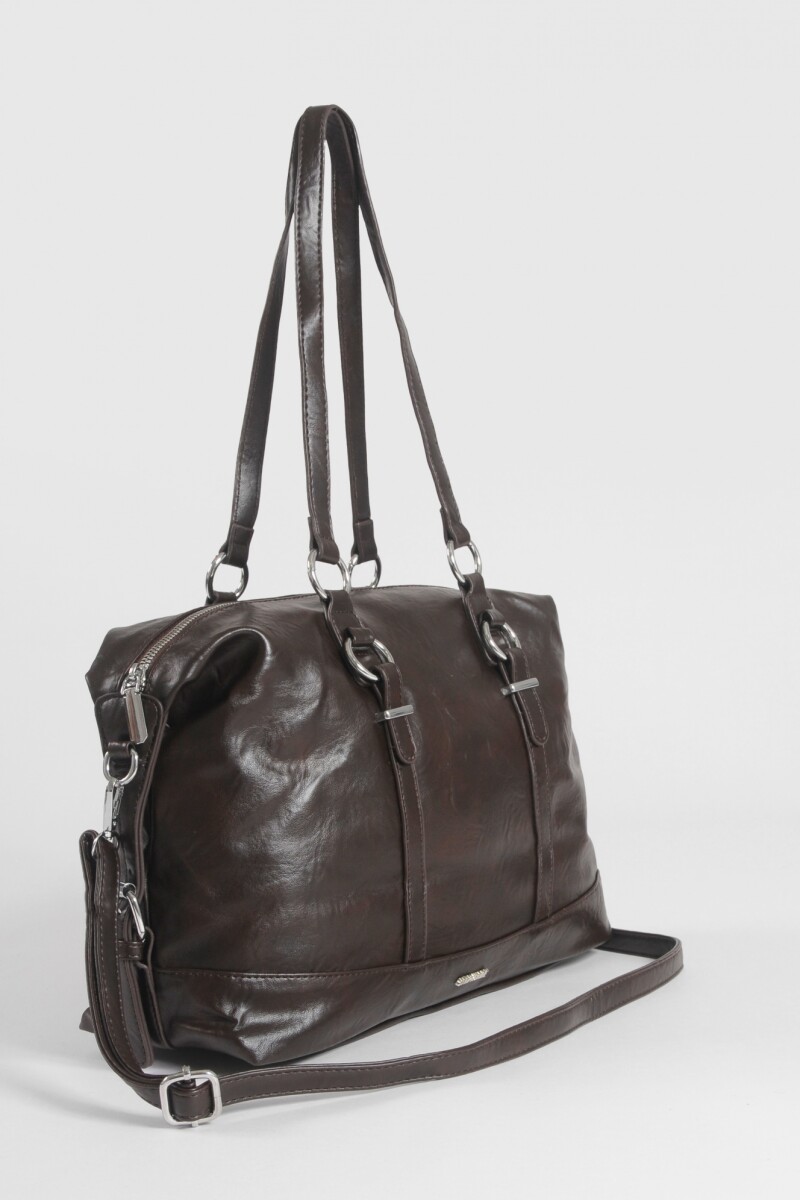 Bolso bandolera straps chocolate