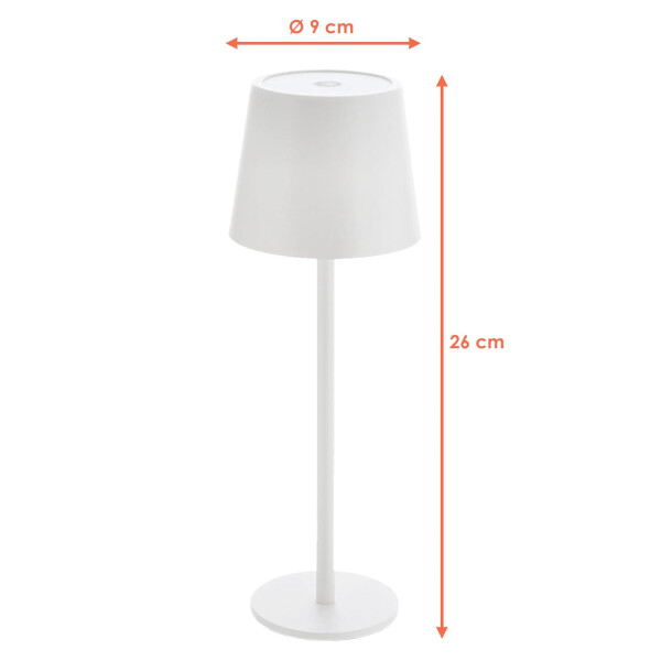 Lampara Escritorio Mesa Velador Led Recargable Inalambrica IMBACK Color Blanco Lampara Escritorio Mesa Velador Led Recargable Inalambrica IMBACK Color Blanco