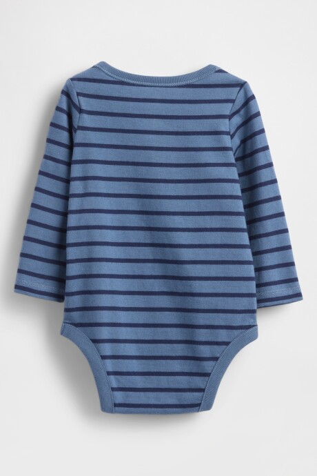 Body Logo Gap Bebé Blue Stripe