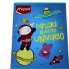CUADERNO MAPED RAYADO DE 96 HOJAS TAPA EXPLORA NUESTRO UNIVERSO