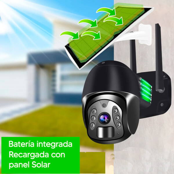 Cámara De Vigilancia Exterior Solar Tuya Smart Sqg-2 4g TUYA SMART CAMARA SOLAR 4G PTZ SQG 2