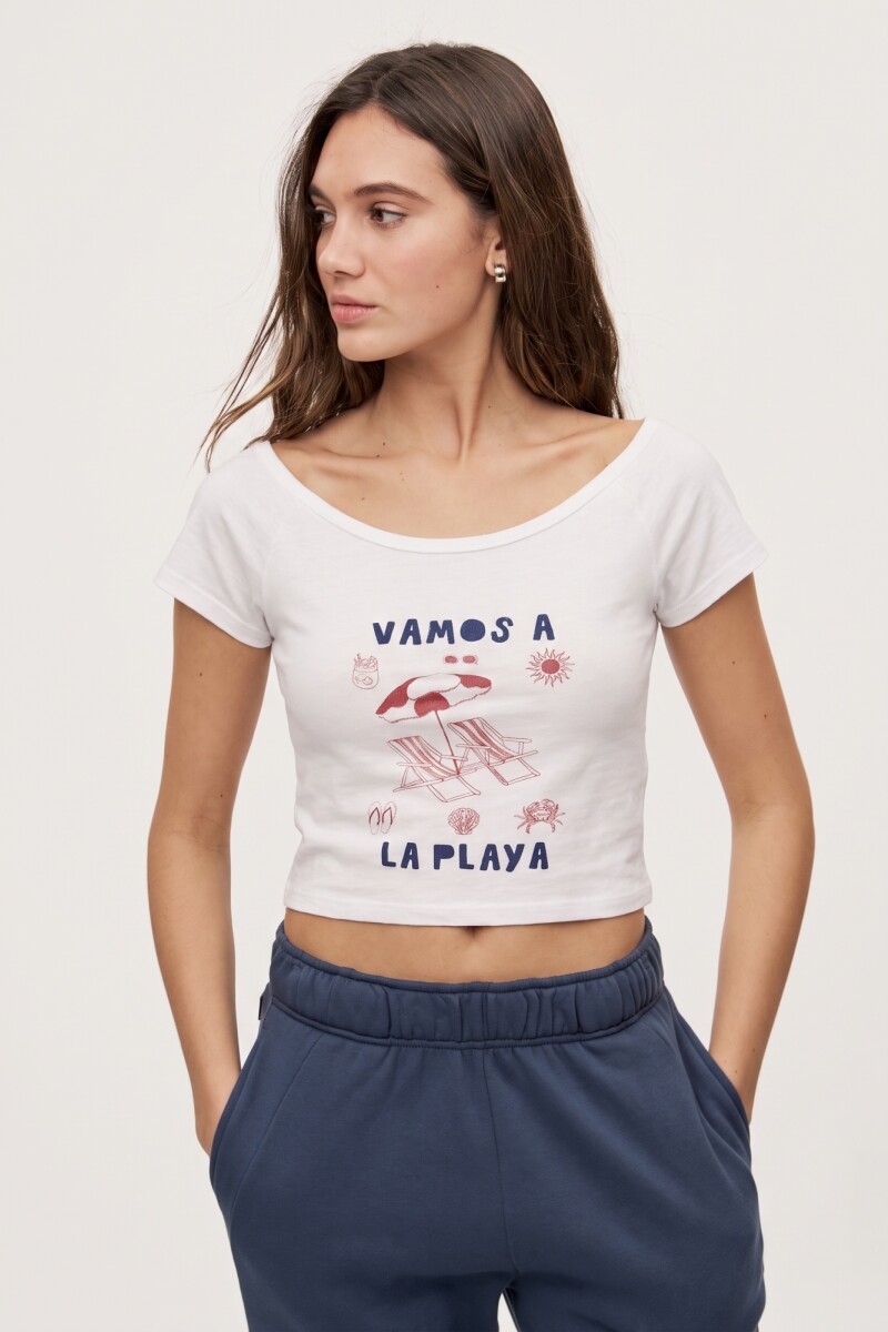 REMERA TEMIS Blanco