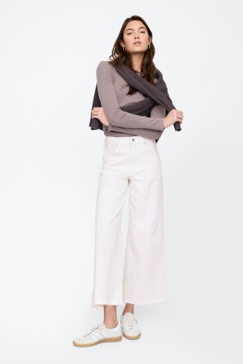 Jean Wide Leg Mujer Milk
