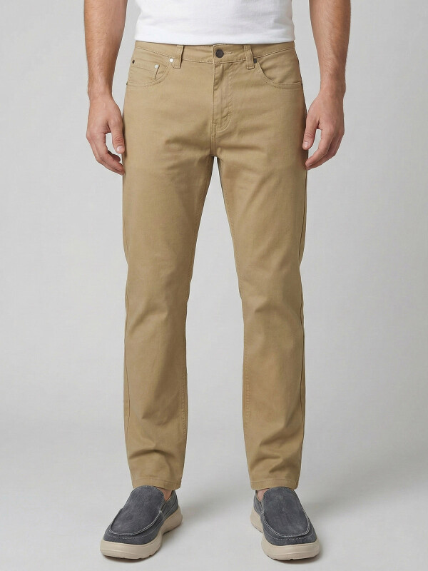 PANTALON 5 BOLSILLOS BEIGE