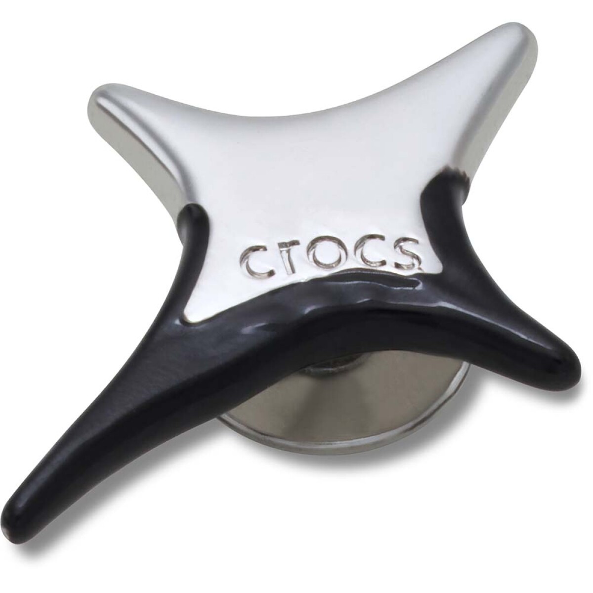 Jibbitz Black Dipped Enamel Star 