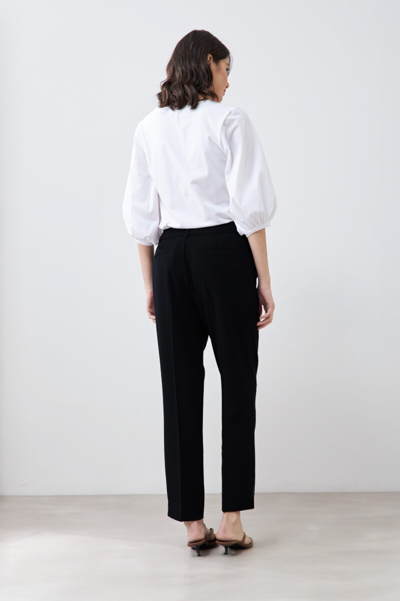 Pantalón slim sastrero negro