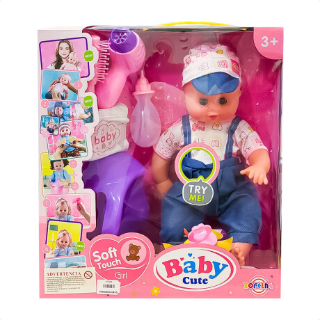 Set De Bebé Muñeco Realista Con Sonido Y Accesorios Set De Bebé Muñeco Realista Con Sonido Y Accesorios