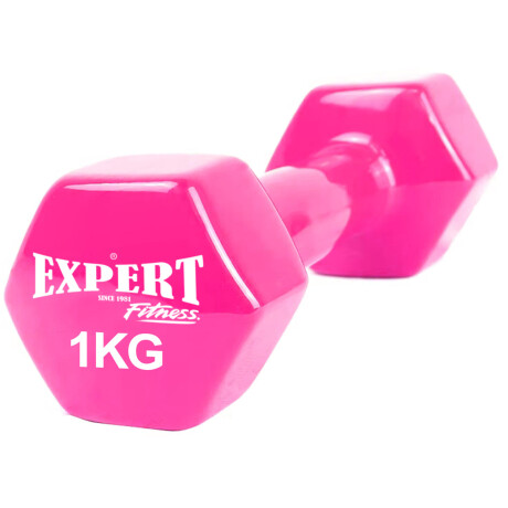Mancuerna de Hierro Expert 1Kg Revestida En Vinilo Surtido