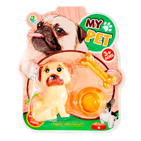 Perro En Blister con Accesorios 18*21cm Perro En Blister Con Accesorios 18*21cm