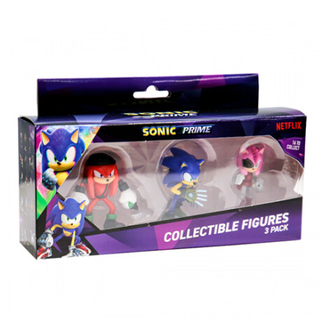 Pack X3 Figuras Serie Sonic 6CM SON2021 KNUCKLES