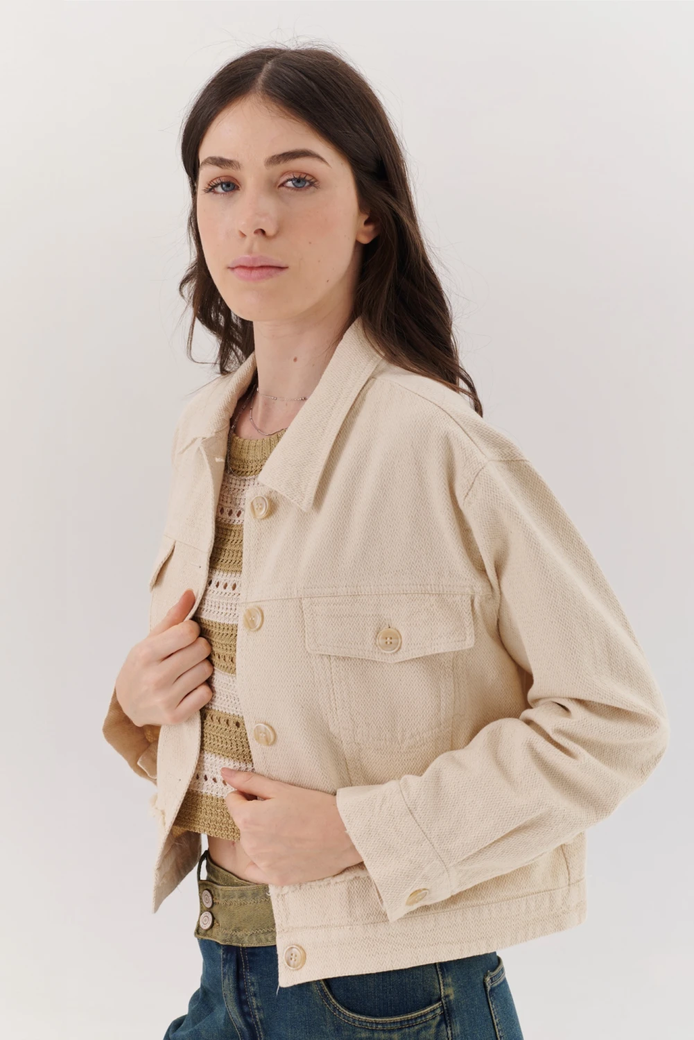 CHAQUETA ZOE natural 3