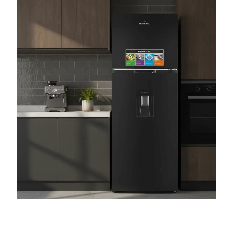 Refrigerador Punktal c/dispensador Frio Seco Negro Refrigerador Punktal c/dispensador Frio Seco Negro