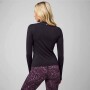 Polo Manga Larga Feather Tech+ Long-Sleeve Top Mujer Black
