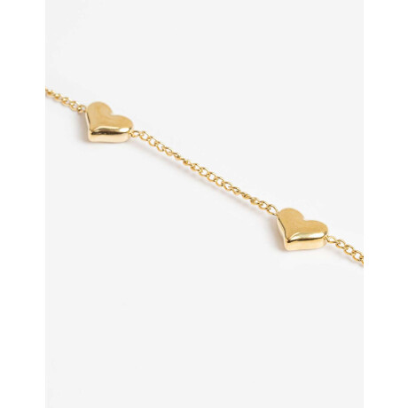 Pulseras Flexibles Metal Dorado