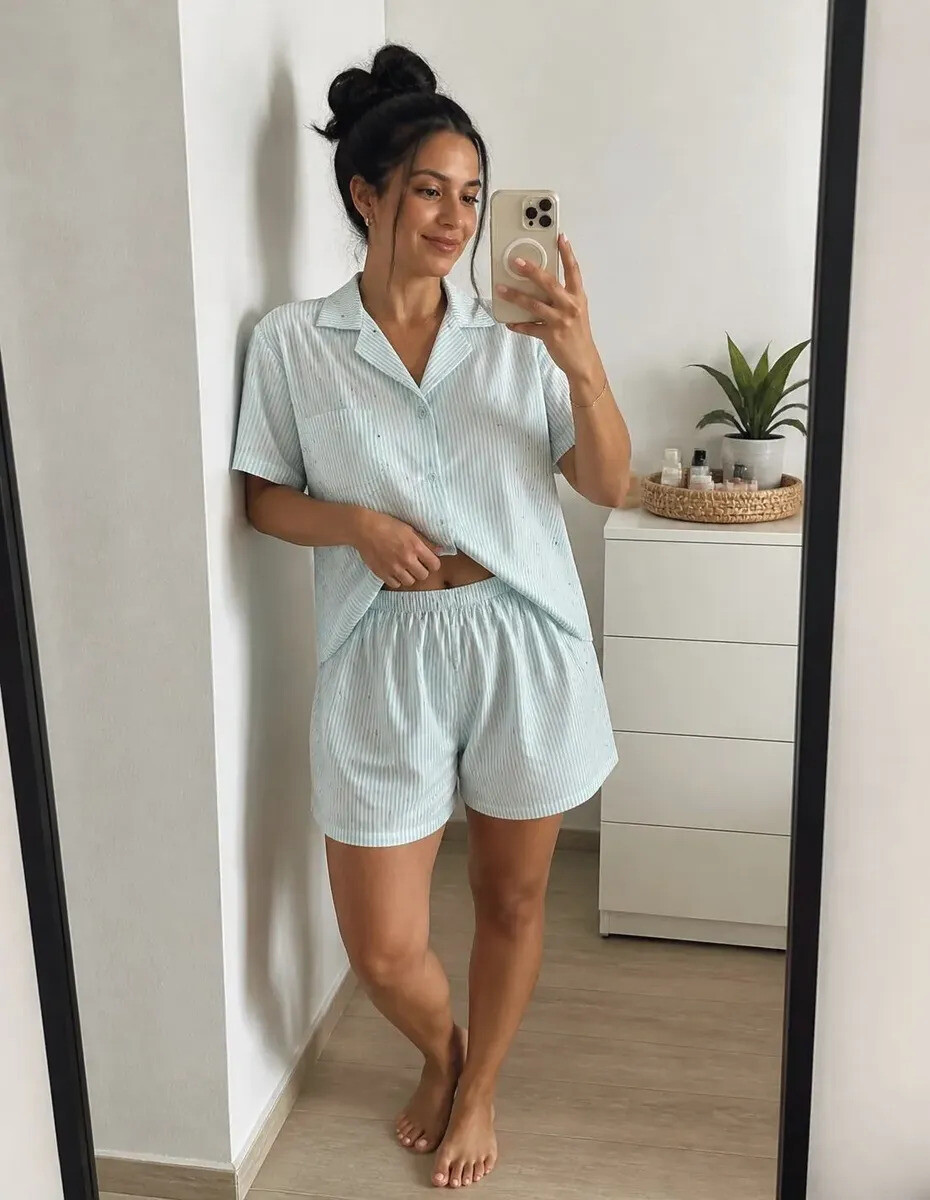 Set Pijama Oreiro - Azul 