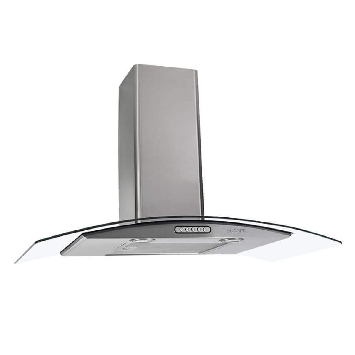 Campana de Pared Fogatti 90CM Vidrio Curvo 