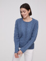 Sweater Focio Azul Grisaceo