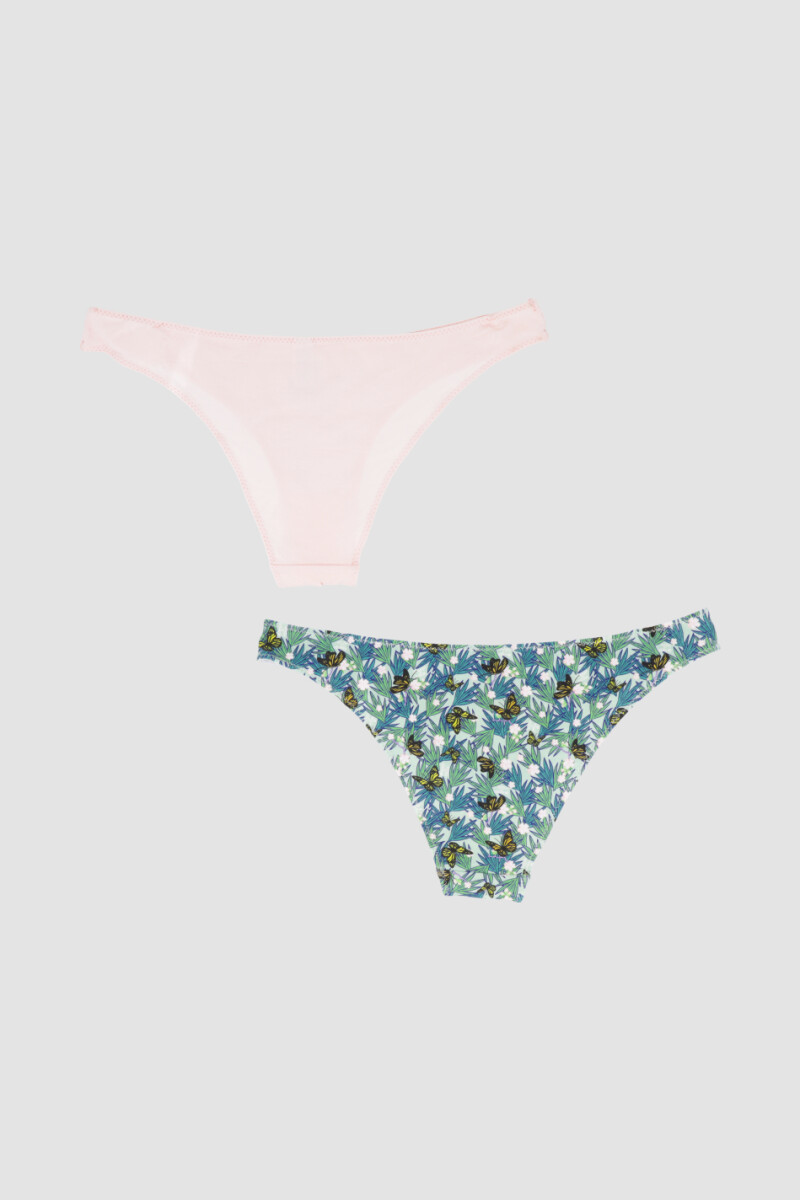 Pack x 2 panty cotton frida Flores