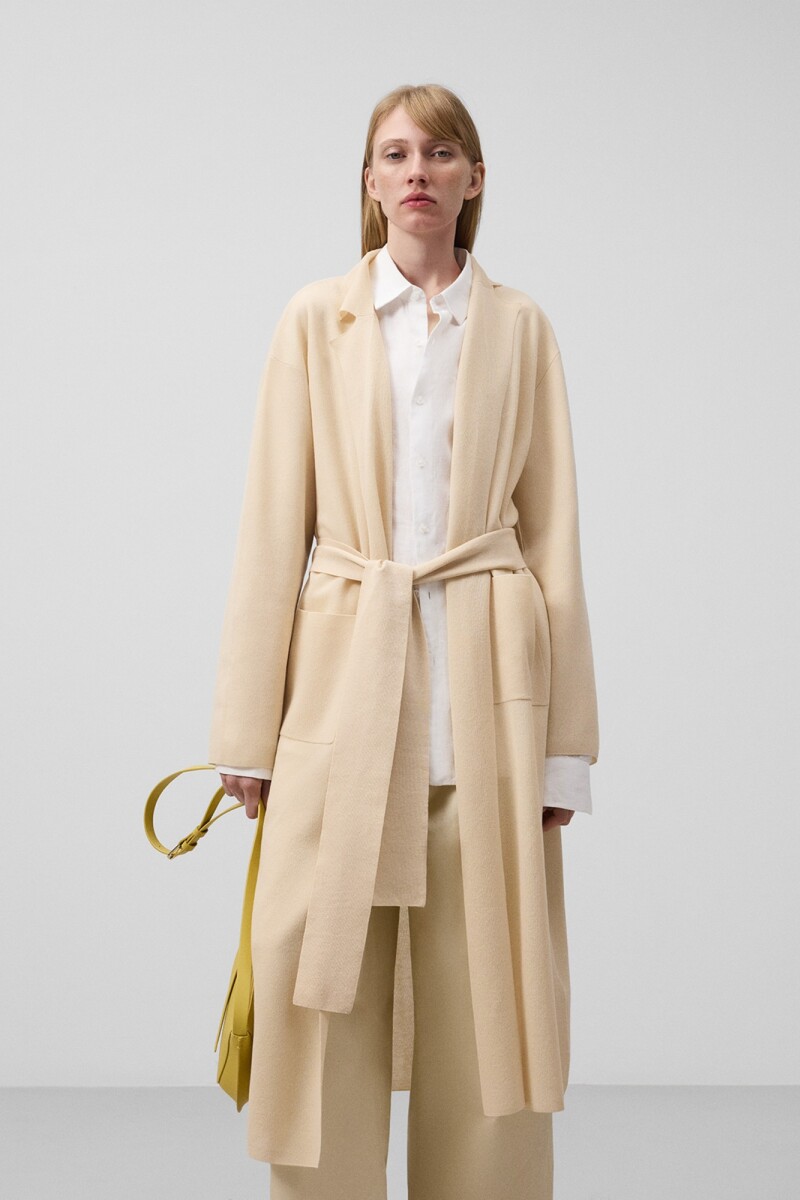 CHAQUETA PUNTO Camel