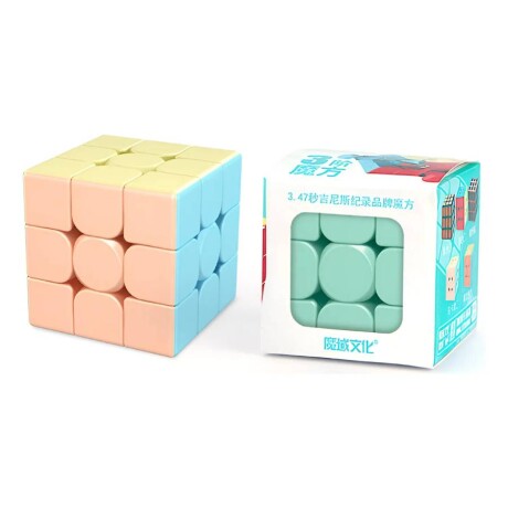 Cubo Rubix 3x3 Moyu Macaron (1433) Cubo Rubix 3x3 Moyu Macaron (1433)