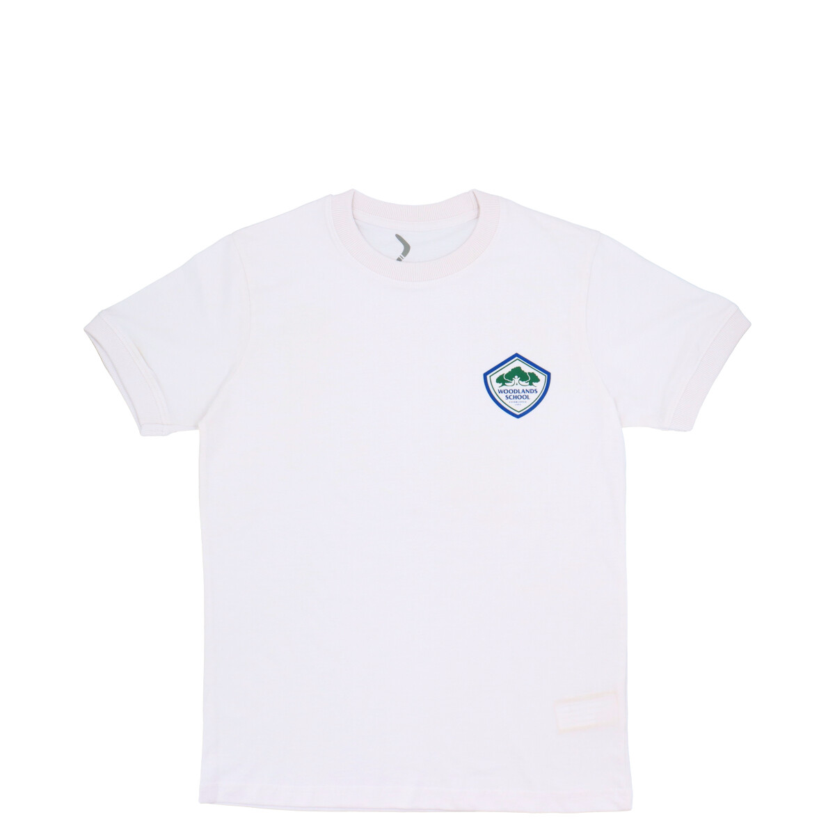 Tshirt Unisex manga corta Senior School Blanco