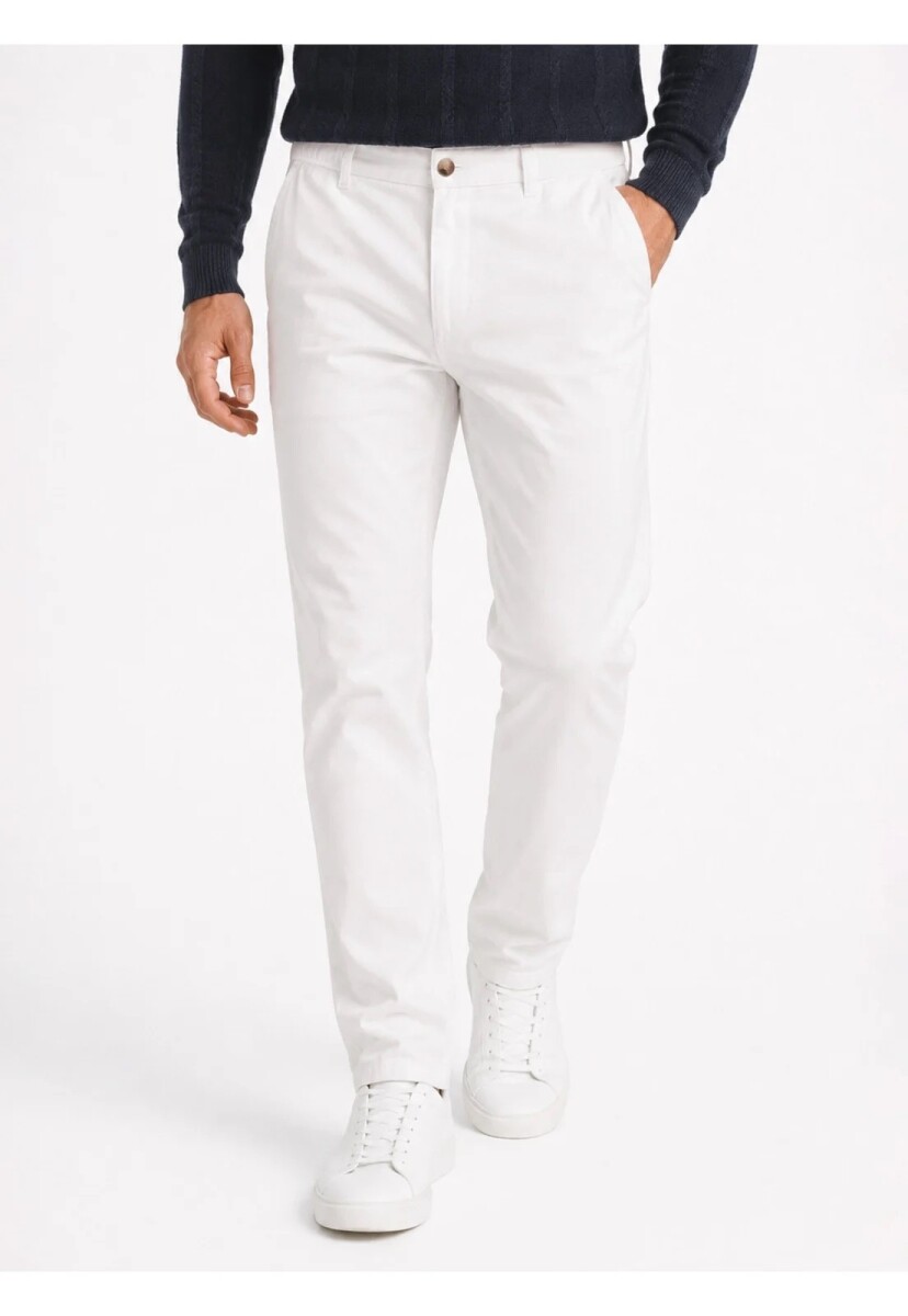 Pantalón Arrow Lino Algodón - HIELO 